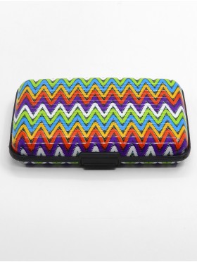 ZIG ZAG PRINTS CREDIT CARD WALLET